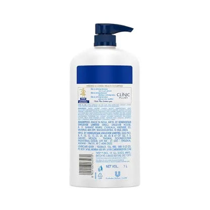 Clinic Plus Strong & Long Shampoo 1 L - With Milk Proteins & Multivitamins for Healthy, Long Hair Avelisse