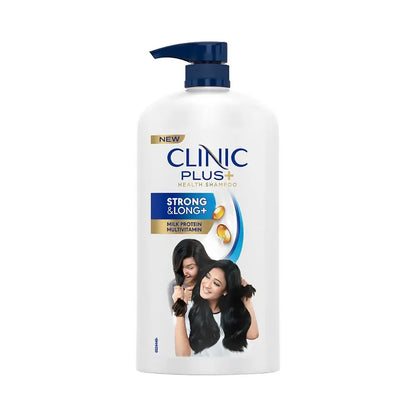 Clinic Plus Strong & Long Shampoo 1 L - With Milk Proteins & Multivitamins for Healthy, Long Hair Avelisse