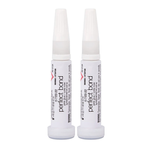 Nailene Perfect Bond Nail Glue – Super Strong, Quick Drying, Lasts 7 Days – 2 Pack (0.14 fl oz Total)