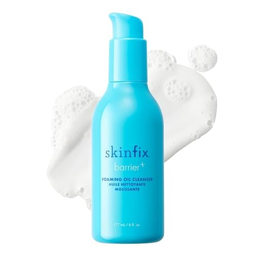 Skinfix Foaming Oil Cleanser for Face – 6 oz – Hydrating Gel-to-Foam Formula for Dry, Sensitive Skin – Fragrance Free, Vegan, Cruelty Free Avelisse
