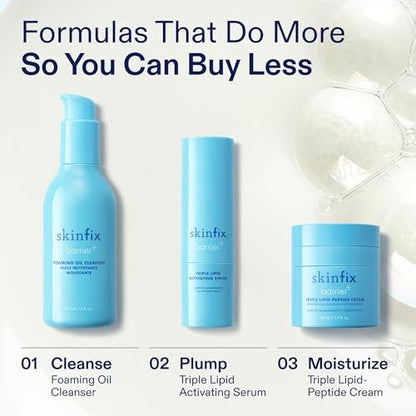 Skinfix Foaming Oil Cleanser for Face – 6 oz – Hydrating Gel-to-Foam Formula for Dry, Sensitive Skin – Fragrance Free, Vegan, Cruelty Free Avelisse