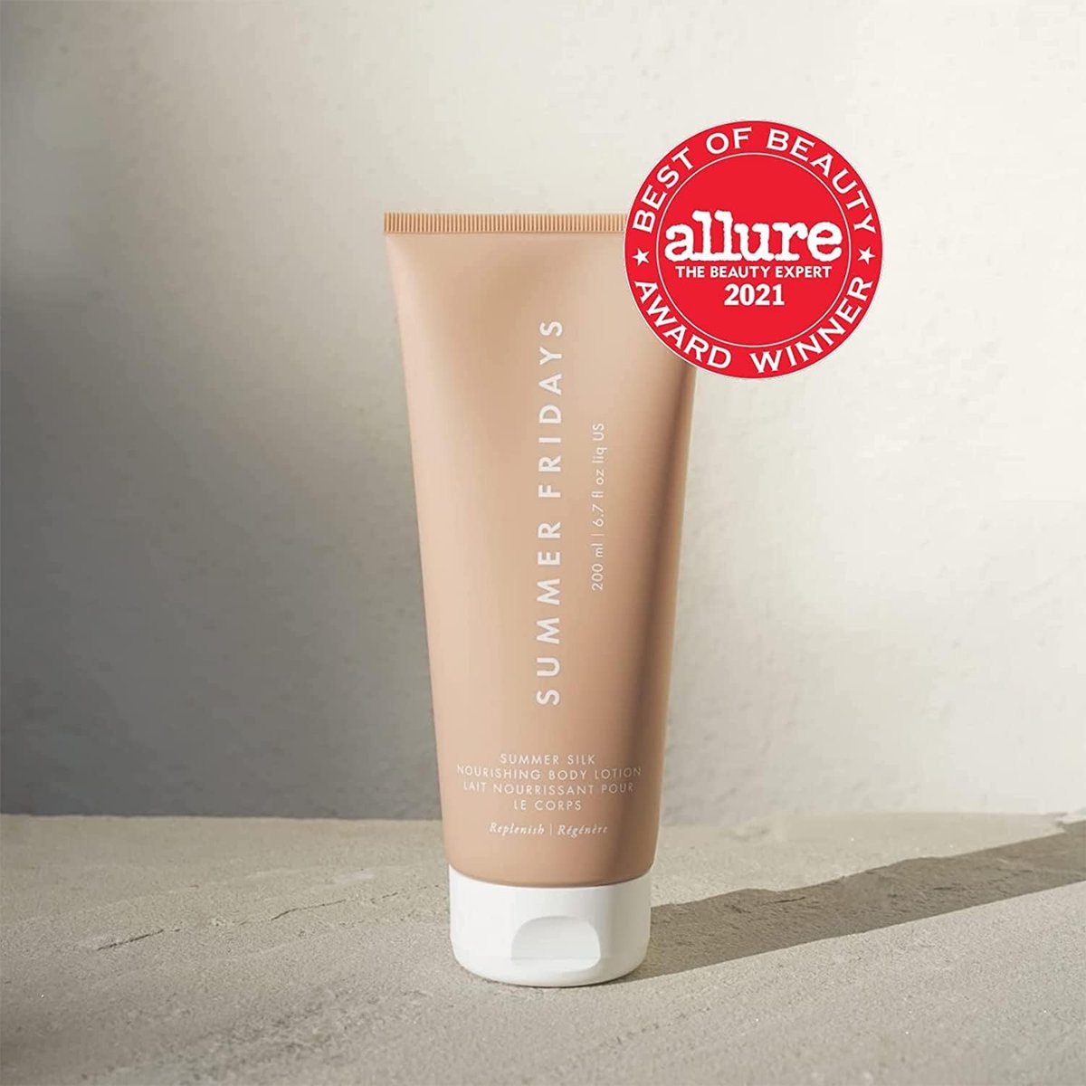 Summer Fridays Summer Silk Nourishing Body Lotion – Hydrating Body Lotion with Hyaluronic Acid, Shea Butter, Grapeseed Oil, and Cocoa Butter – Non-Greasy Moisturizer for Dry Skin (6.7 Fl Oz) Avelisse