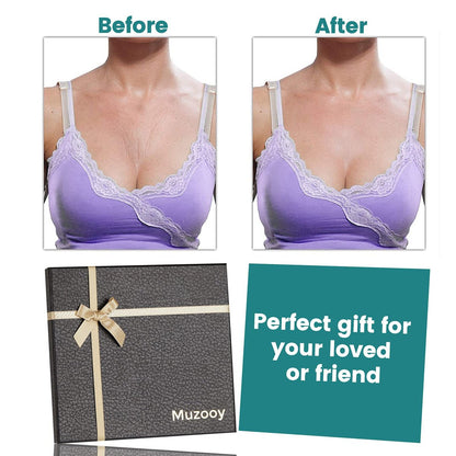 Muzooy 4 Pack Chest Wrinkle Pads - Reusable Medical Grade Silicone Décolleté Anti Wrinkle Patches for Overnight Treatment Avelisse