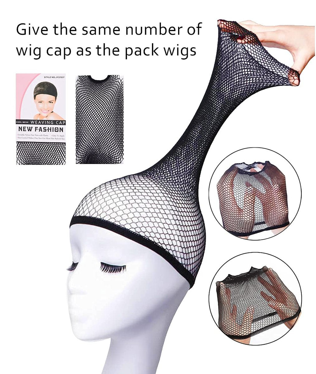 9-Piece Colorful Bob Wig Set with Flat Bangs – Bubble Gum Series Party Wigs for Women with Extra Heart Sunglasses Avelisse