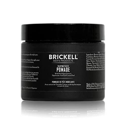 Brickell Men's Products Shaping Paste Pomade - Natural Texturizing Wax Pomade for Men, 2 oz - görsel 2