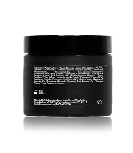 Brickell Men's Products Shaping Paste Pomade - Natural Texturizing Wax Pomade for Men, 2 oz - görsel 8