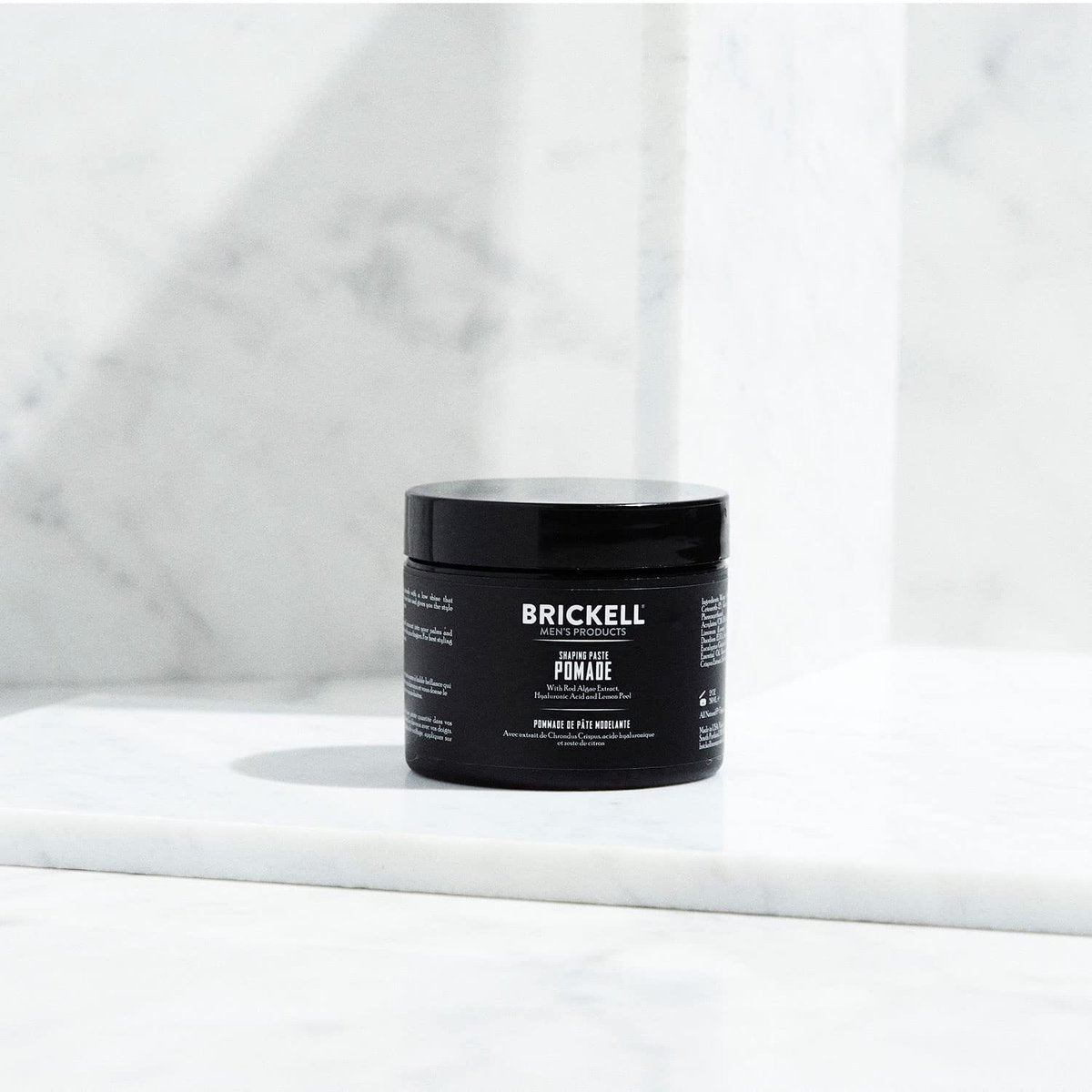 Brickell Men's Products Shaping Paste Pomade - Natural Texturizing Wax Pomade for Men, 2 oz - görsel 3
