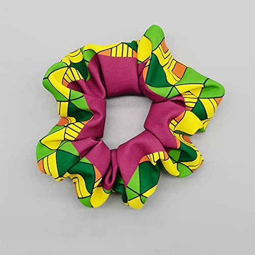4 Pcs Anime Hair Scrunchies - Elastic Ponytail Holders for Adults, Cosplay Hair Ties - görsel 8