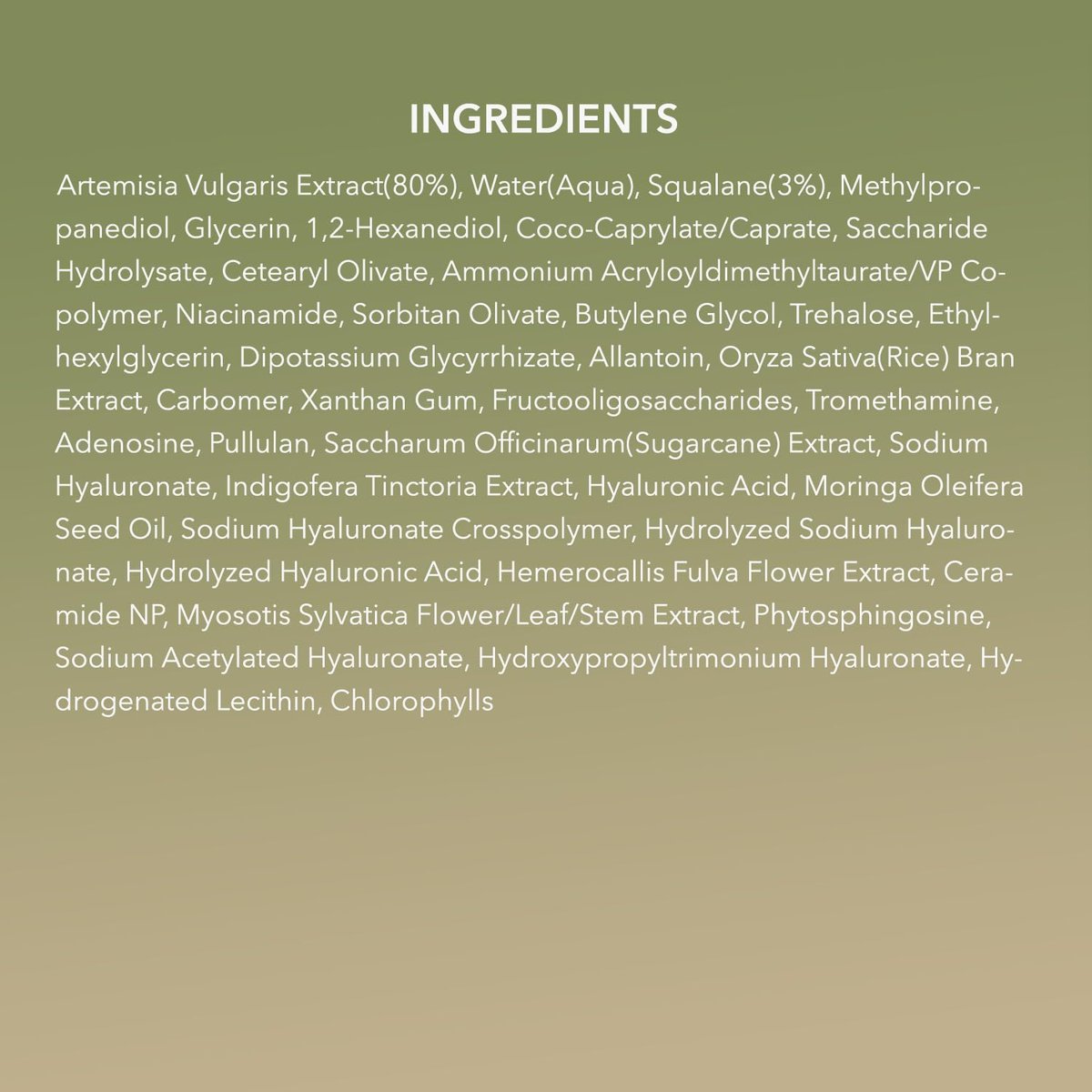 APRILSKIN Artemisia Squalane Hydra Gel Cream - Soothing Moisturizer for Dry, Sensitive & Acne-Prone Skin - Vegan, Cruelty-Free, Low pH, 50 ml Avelisse