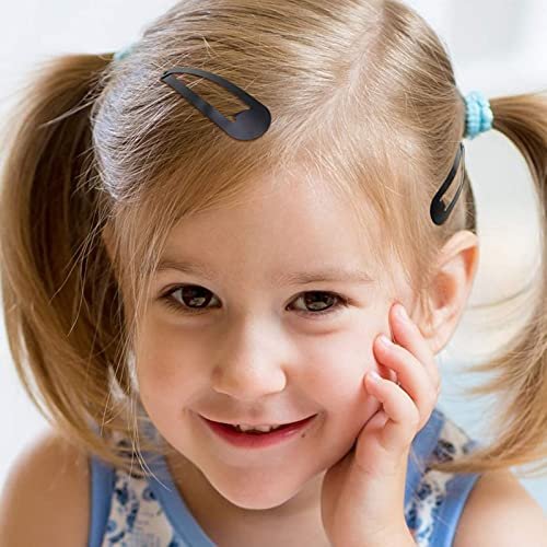 40 Pieces 2 Inch Black Metal Snap Hair Clips – Non-Slip Hair Barrettes for Women, Girls, Kids, and Toddlers - görsel 10
