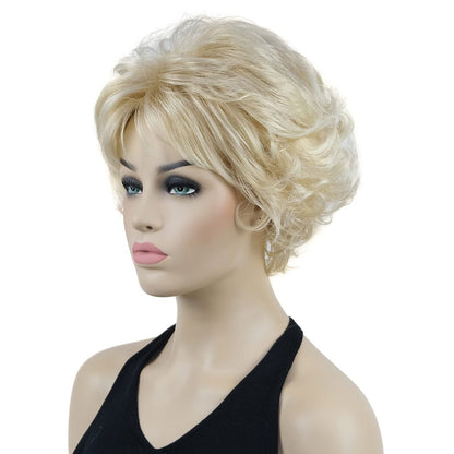 Lydell 8 Inch Short Curly Women's Wig - Soft Shaggy Layered Classic Cap Full Synthetic Wig (24BT613)