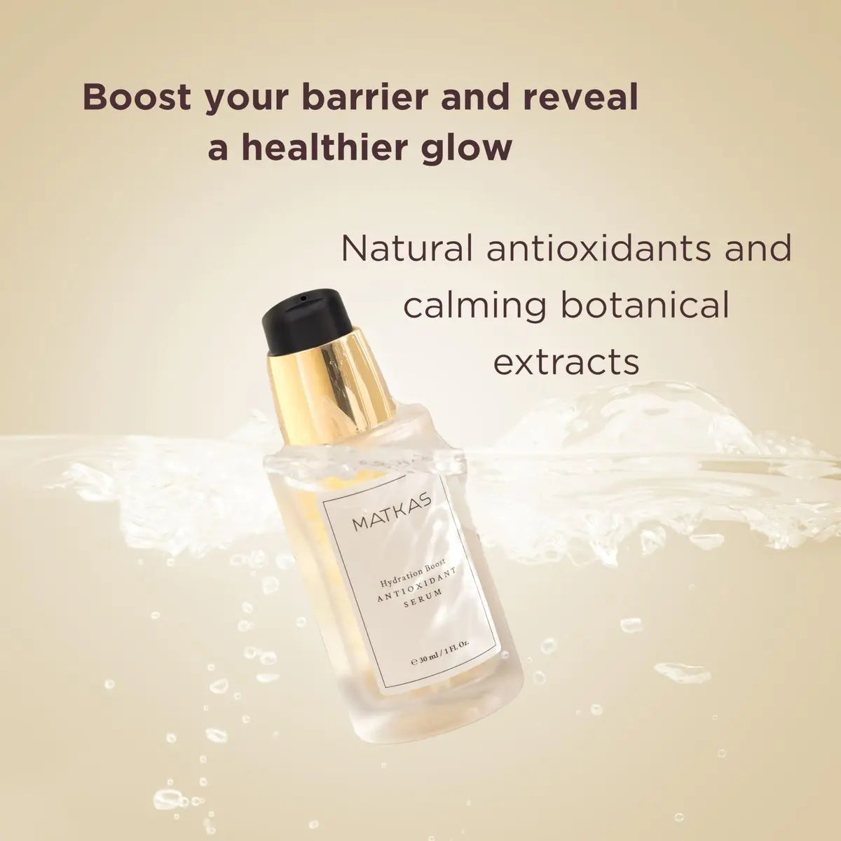 MATKAS Korean Antioxidant Centella Niacinamide Serum - Dark Spot Corrector with Hyaluronic Acid, 1 Fl Oz Avelisse