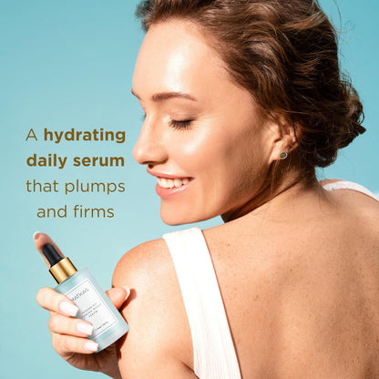 MATKAS Korean Firming Boost Hydrating Hyaluronic Acid Serum 1 Fl. Oz. with 2% Niacinamide for Dry Skin, Anti-Aging Peptides Moisturizer Avelisse
