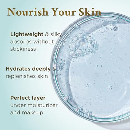 MATKAS Korean Firming Boost Hydrating Hyaluronic Acid Serum 1 Fl. Oz. with 2% Niacinamide for Dry Skin, Anti-Aging Peptides Moisturizer Avelisse