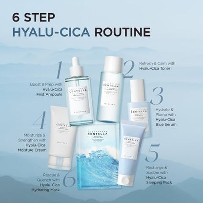 SKIN1004 Hyalu-Cica Moisture Cream – Deep Hydration Face Moisturizer with Hyaluronic Acid & Centella, Lightweight Gel Cream for Korean Skin Care, 2.53 fl oz (75ml) Avelisse
