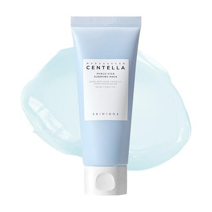 SKIN1004 Hyalu-CICA Sleeping Pack – 3.38 fl oz (100ml) – Melatonin, Hyaluronic Acid & Centella Asiatica – Overnight Moisturizing & Revitalizing Mask Avelisse
