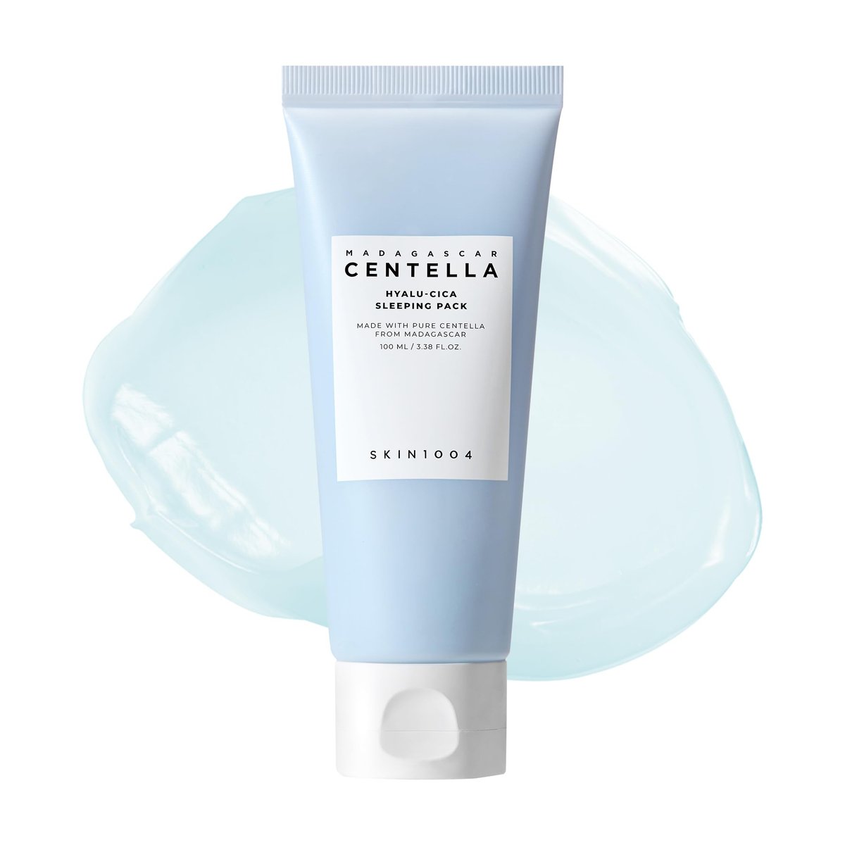 SKIN1004 Hyalu-CICA Sleeping Pack – 3.38 fl oz (100ml) – Melatonin, Hyaluronic Acid & Centella Asiatica – Overnight Moisturizing & Revitalizing Mask Avelisse