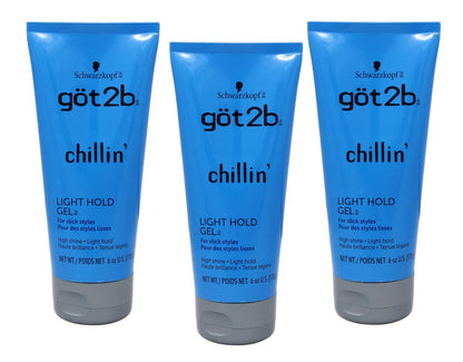 Got 2B Chillin Gel Light Hold 6 Ounce (Pack of 3) Avelisse