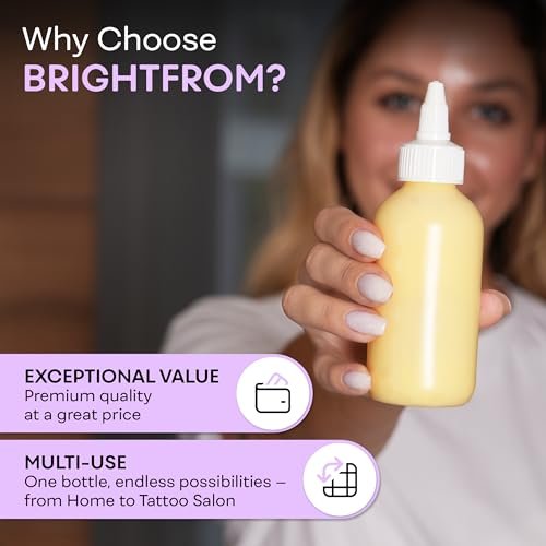 BRIGHTFROM Twist Top Applicator Bottles - 4 OZ Squeeze Empty Plastic Bottles, Refillable Open/Close Nozzle, Multi Purpose (Pack of 2) - görsel 12