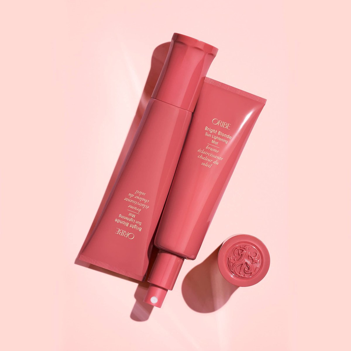 Oribe Bright Blonde Sun Lightening Hair Mist - UV Protectant Spray for Gradual Brightening & Shine - Enhances Color-Treated & Highlighted Blonde Hair - 3 oz Avelisse