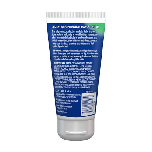 Differin Daily Brightening Exfoliator Face Scrub for Acne Prone Skin, 6 Fl Oz - görsel 16
