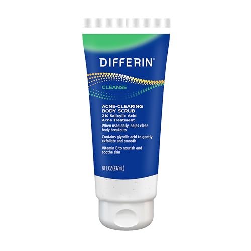 Differin Body Scrub with Salicylic Acid – Acne Clearing Exfoliator for Back, Shoulders, and Chest, 8 oz - görsel 2