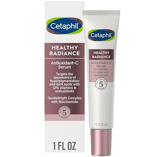 Cetaphil Healthy Radiance Antioxidant-C Serum for Sensitive Skin, Hypoallergenic & Fragrance Free, 1 oz Avelisse