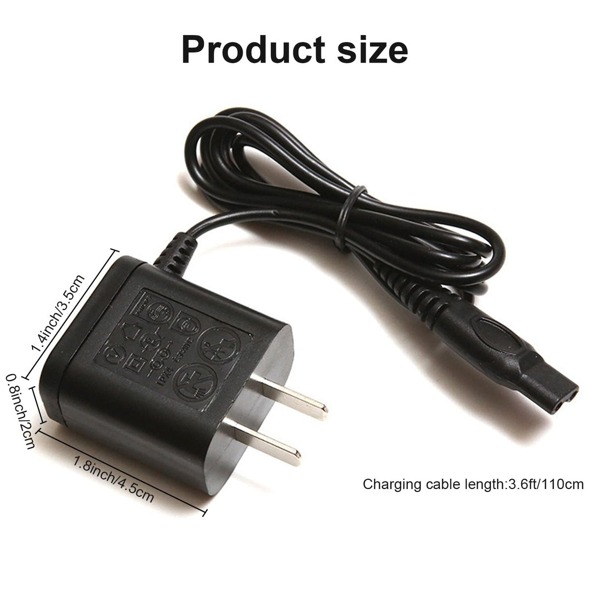 LinMei HQ8505 Replacement Power Cord for Philips Series 3000, 5000, 6000, 7000, 9000 Shavers and Trimmers - görsel 5