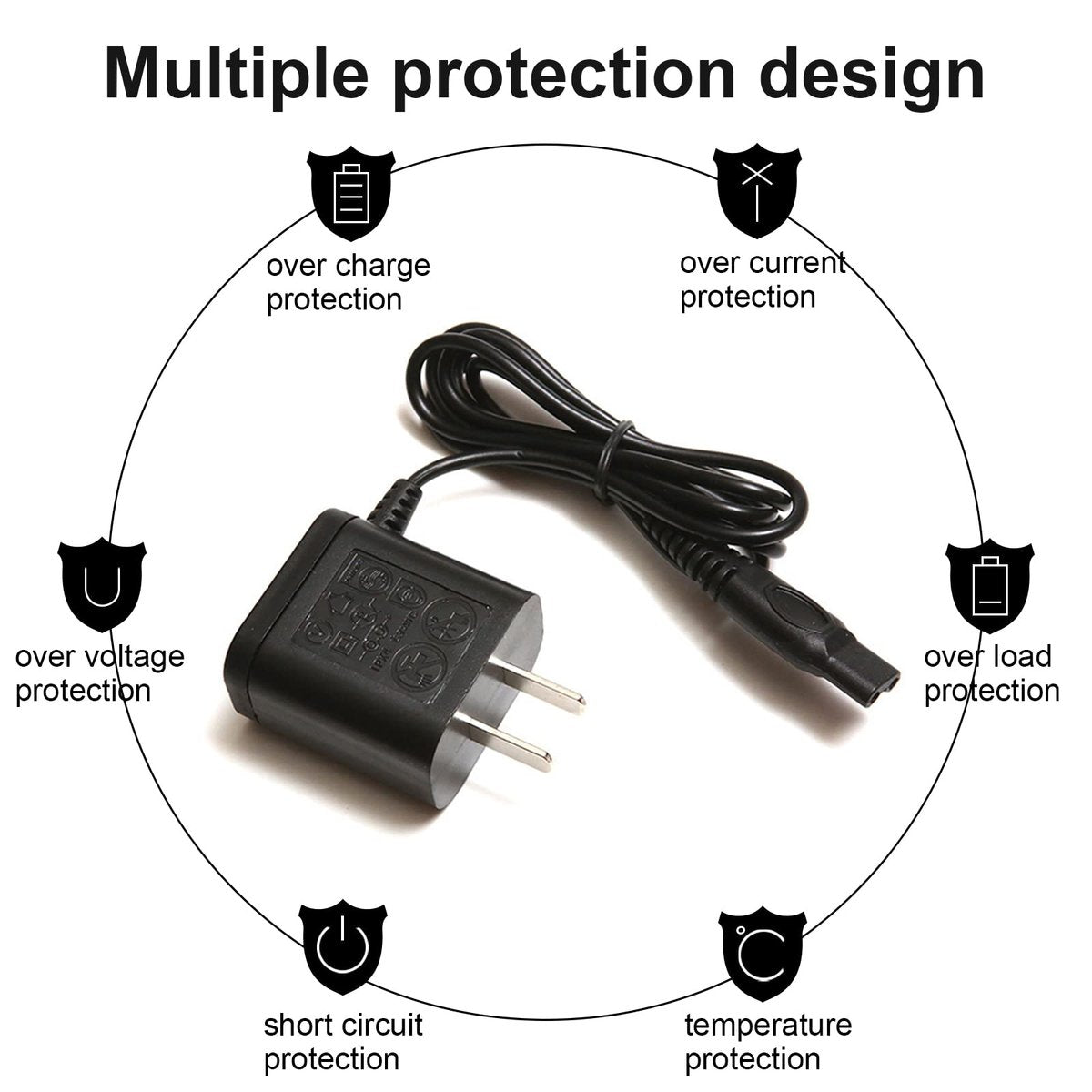 LinMei HQ8505 Replacement Power Cord for Philips Series 3000, 5000, 6000, 7000, 9000 Shavers and Trimmers - görsel 13