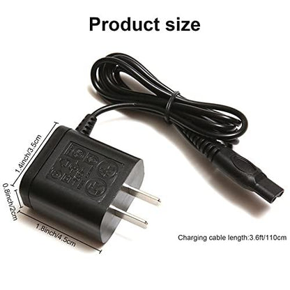 LinMei HQ8505 Replacement Power Cord for Philips Series 3000, 5000, 6000, 7000, 9000 Shavers and Trimmers