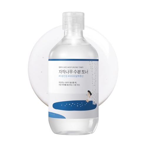 ROUND LAB Birch Juice Moisturizing Toner 300ml - Vita Hyaluronic Acid, Alcohol-Free, Fragrance-Free Hydrating Toner Avelisse