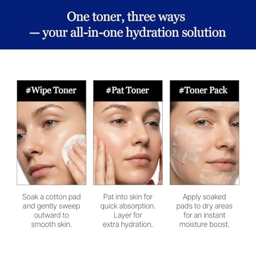 ROUND LAB Birch Juice Moisturizing Toner 300ml - Vita Hyaluronic Acid, Alcohol-Free, Fragrance-Free Hydrating Toner Avelisse
