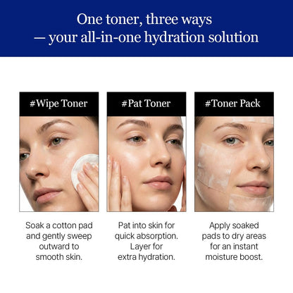 ROUND LAB Birch Juice Moisturizing Toner 300ml - Vita Hyaluronic Acid, Alcohol-Free, Fragrance-Free Hydrating Toner Avelisse