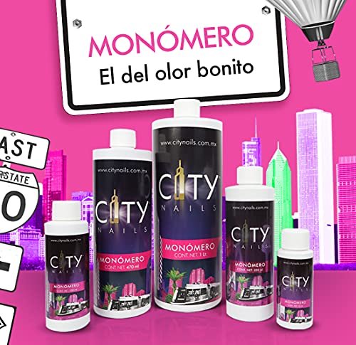 CITY NAILS Nail Liquid Monomer SET - EMA Professional Grade for Acrylic Powder System, 8 fl oz - görsel 7
