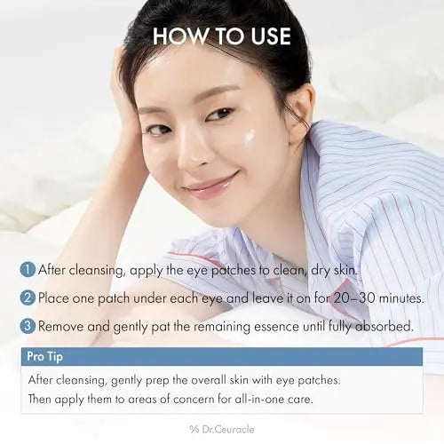 Dr. Ceuracle Hyal Reyouth Hydrogel Eye Mask Patch - Korean Under Eye Patches for Revitalizing, Wrinkle Care, Glowing, Firming Effect (60 Patches) Avelisse