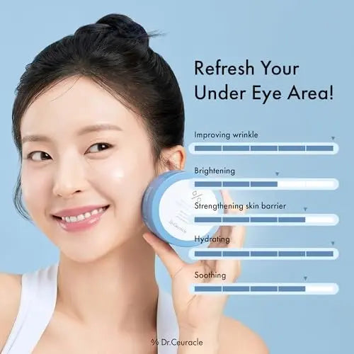 Dr. Ceuracle Hyal Reyouth Hydrogel Eye Mask Patch - Korean Under Eye Patches for Revitalizing, Wrinkle Care, Glowing, Firming Effect (60 Patches) Avelisse