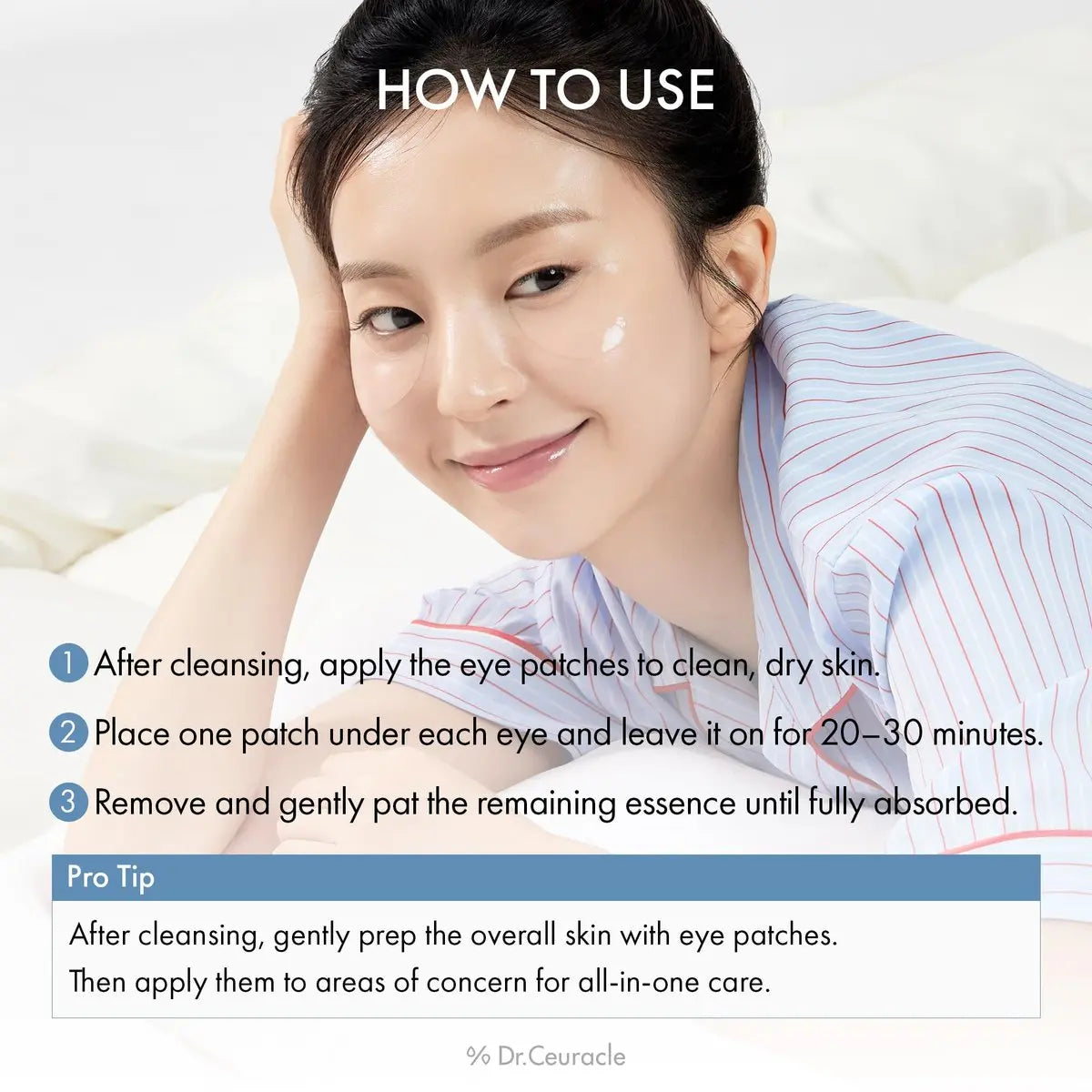 Dr. Ceuracle Hyal Reyouth Hydrogel Eye Mask Patch - Korean Under Eye Patches for Revitalizing, Wrinkle Care, Glowing, Firming Effect (60 Patches) Avelisse