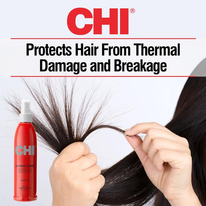 CHI 44 Iron Guard Thermal Protection Spray - Nourishing Heat Protectant for Hair, 8 oz (Pack of 2)