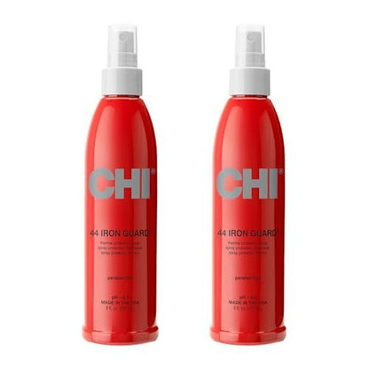 CHI 44 Iron Guard Thermal Protection Spray - Nourishing Heat Protectant for Hair, 8 oz (Pack of 2)