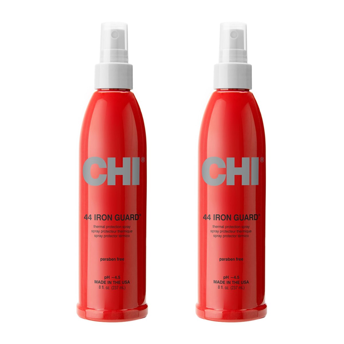 CHI 44 Iron Guard Thermal Protection Spray - Nourishing Heat Protectant for Hair, 8 oz (Pack of 2) - görsel 1