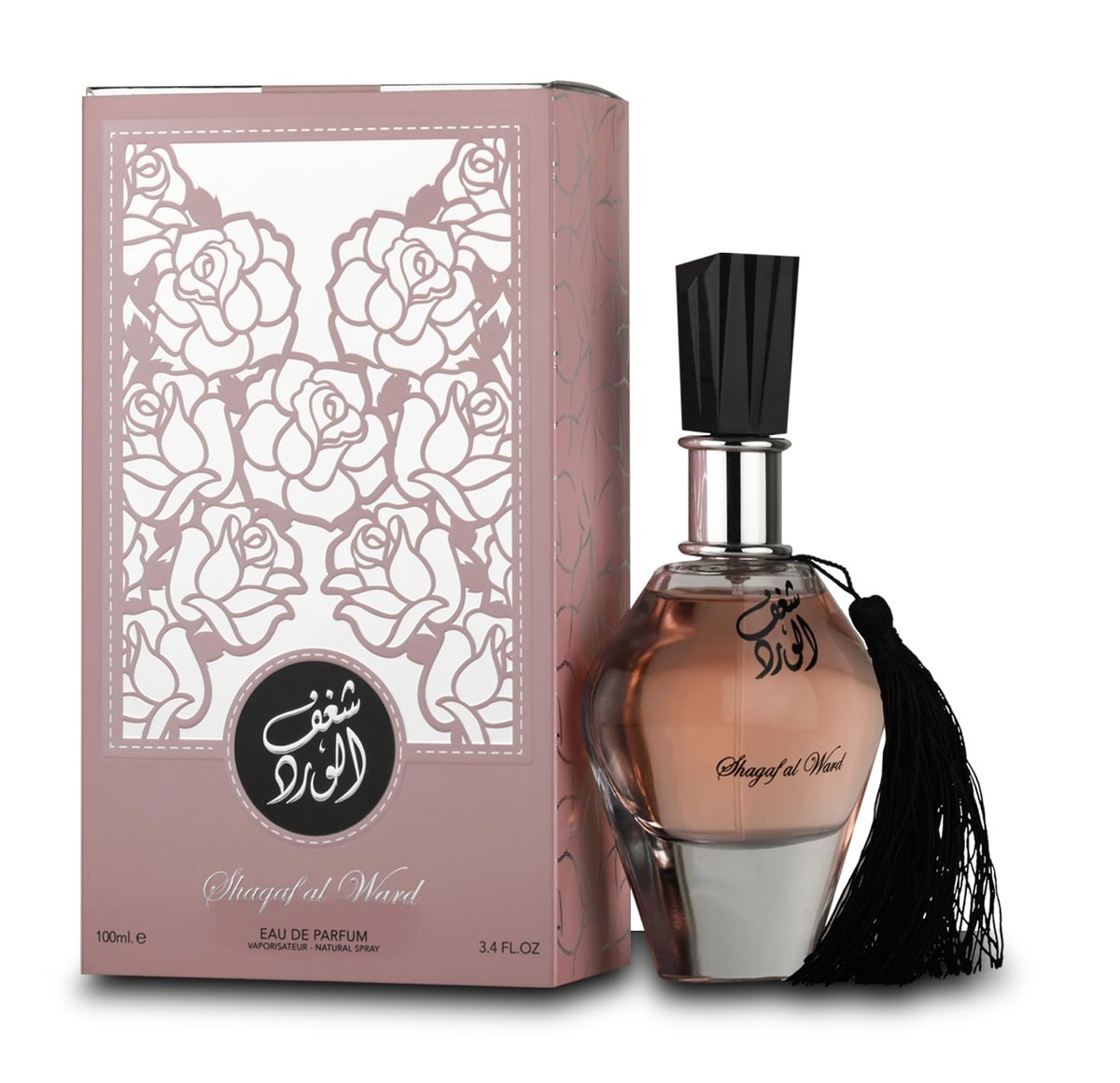 Al Wataniah Shagaf Al Ward Eau de Parfum for Women - 3.4 Fl Oz - görsel 1