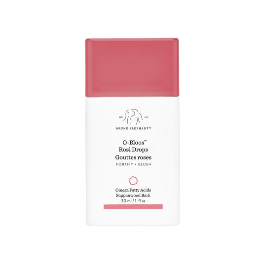Drunk Elephant O-Bloos Rosi Drops - Peachy-Pink Color Serum Drops - 30 ml/1 fl oz - Clean Clinical Skincare, Cruelty-Free, Dermatologist-Tested, Free of Essential Oils, Silicones, and Fragrance Avelisse