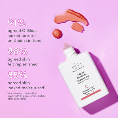 Drunk Elephant O-Bloos Rosi Drops - Peachy-Pink Color Serum Drops - 30 ml/1 fl oz - Clean Clinical Skincare, Cruelty-Free, Dermatologist-Tested, Free of Essential Oils, Silicones, and Fragrance Avelisse