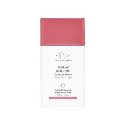 Drunk Elephant O-Bloos Rosi Drops - Peachy-Pink Color Serum Drops - 30 ml/1 fl oz - Clean Clinical Skincare, Cruelty-Free, Dermatologist-Tested, Free of Essential Oils, Silicones, and Fragrance Avelisse