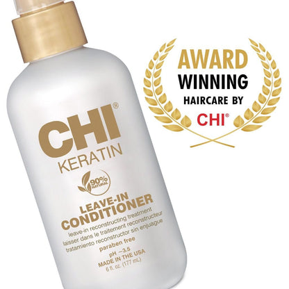 CHI Keratin Leave-in Conditioner, 12 oz (Pack of 2) - Smooth & Strengthen Hair Avelisse