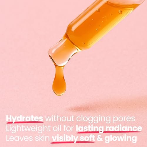 SeoulCeuticals Rice Bran Oil for Skin – Korean Skin Care Facial Glow Oil with Squalane & Vitamin E – Cruelty Free K Beauty Skincare 1oz Avelisse