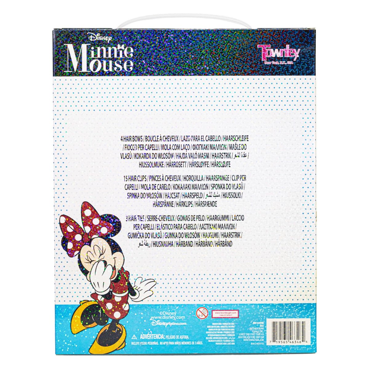 Disney Minnie Mouse Hair Accessories Set for Kids - Party, Sleepover & Makeover Hair Clips, Ages 3+ by Townley Girl - görsel 17