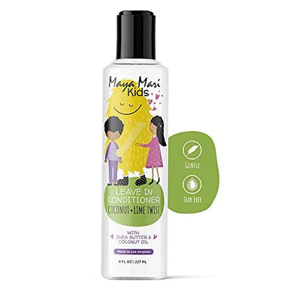 MAYA MARI Kids Leave In Conditioner and Hair Detangler - Sulfate Free Curly Hair Products for Toddlers and Babies, 8 Oz Avelisse