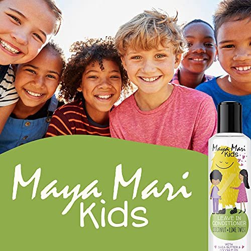 MAYA MARI Kids Leave In Conditioner and Hair Detangler - Sulfate Free Curly Hair Products for Toddlers and Babies, 8 Oz Avelisse
