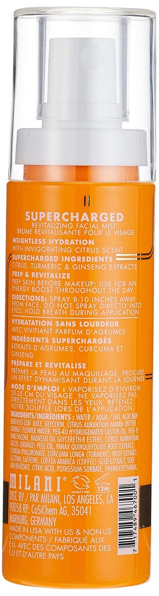 Milani Supercharged Revitalizing Facial Mist – Hydrating Face Mist for Glowing Skin - görsel 3